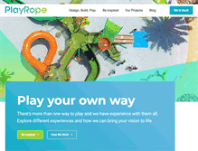 Tablet Screenshot of playrope.com.au